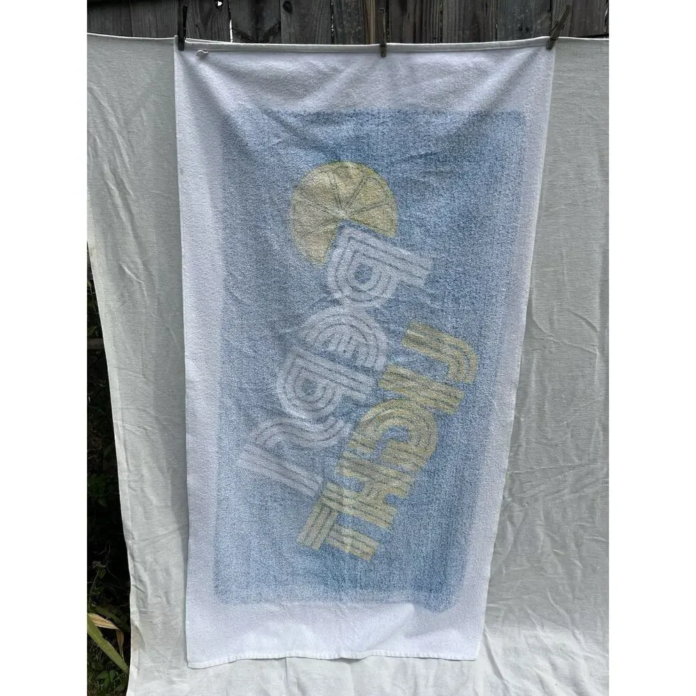 Cannon Pepsi Light Soda Beach Towel All Cotton 30.5 x 54.5 Advertising Vintage